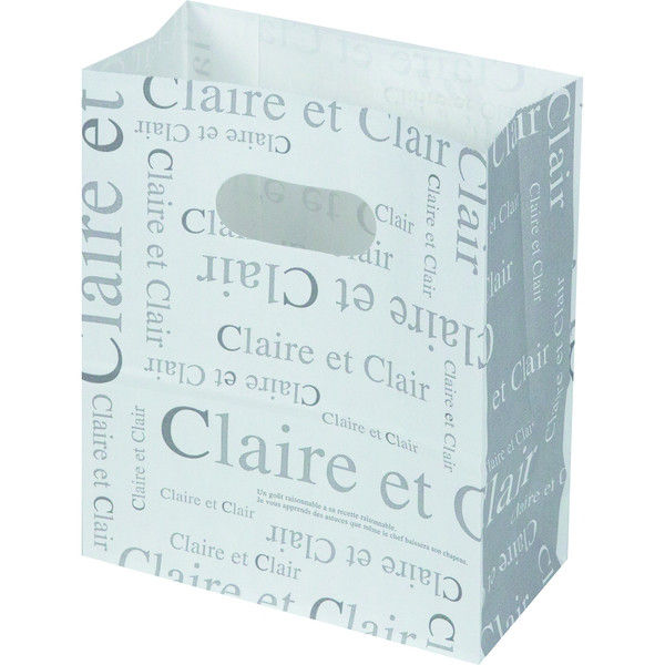 ヤマニパッケージ ハンディ紙袋 クレール S 20-1577 1ケース（500枚：50枚包装）（直送品）