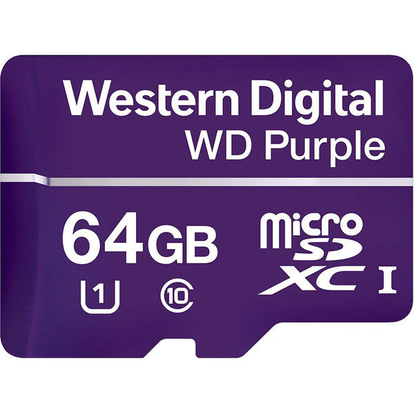 WESTERN DIGITAL WD Purple Micro SDカード 64GB WDD064G1P0A（直送品）