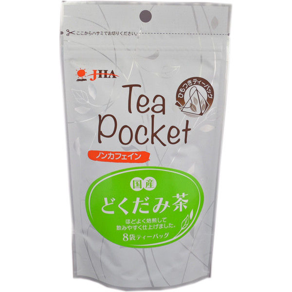 ゼンヤクノー TeaPocket国産どくだみ茶 （1.5g×8バッグ）×20セット（直送品）
