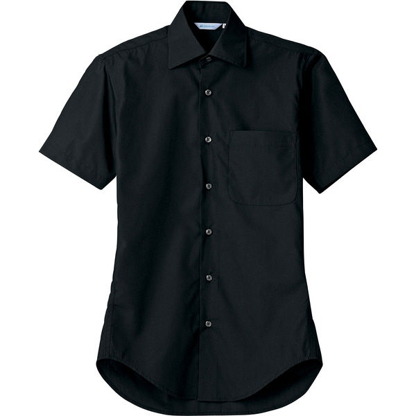 住商モンブラン MONTBLANC（モンブラン） シャツ 兼用 半袖 黒 SS BS2542-1 1枚（直送品）