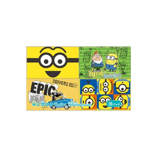 ダイレイ ミニオンズミニポケットティシュ20P 4549660157489 1セット（10個）（直送品）