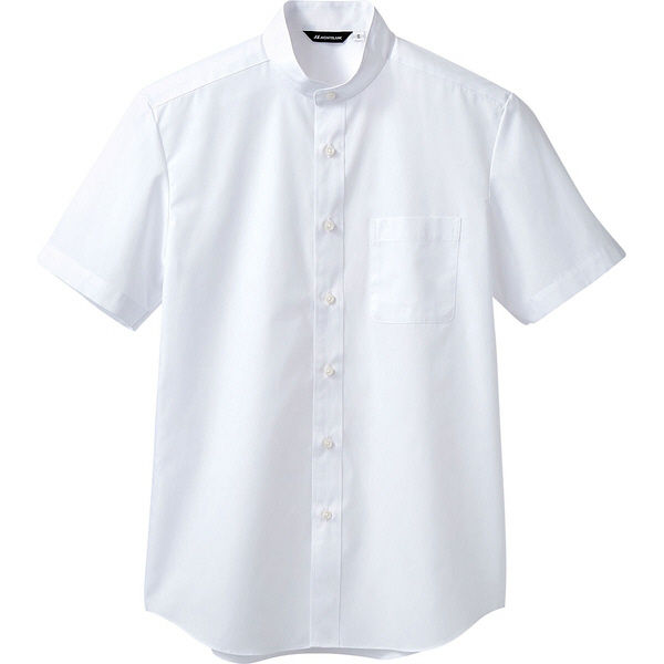 住商モンブラン MONTBLANC（モンブラン） シャツ 兼用 半袖 白 L BS2592-2 1枚（直送品）