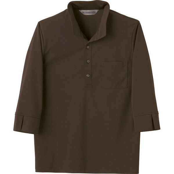 住商モンブラン Careermate（キャリアメイト） ニットシャツ 兼用 7分袖 カーキ S MC2715 1枚（直送品）
