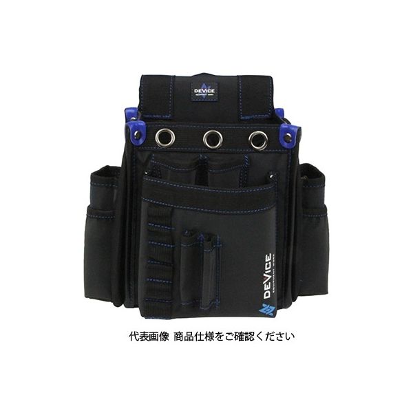 藤原産業 DEVICE 腰袋2段 サイドポケット付き DVC-KZ14 1個（直送品）