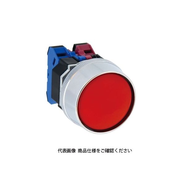 IDEC φ30 TWNDシリーズ 亜鉛ダイカスト製 押ボタンスイッチ 大形フルガード付 黒 AOGD322NB 1個（直送品）