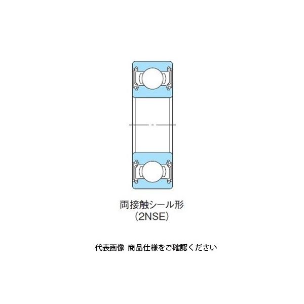 不二越（NACHI） ベアリング 深溝玉軸受 両接触シール形 6200-2NSECM 1セット（10個）（直送品）