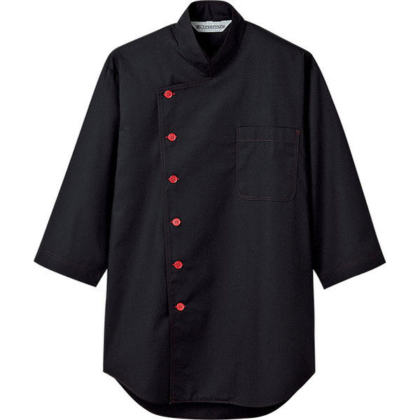 住商モンブラン Careermate（キャリアメイト） シャツ 兼用 7分袖 黒 L MC7317 1枚（直送品）