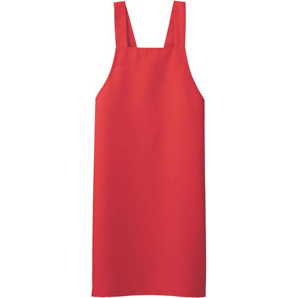 住商モンブラン MONTBLANC（モンブラン） エプロン 兼用 レッド フリー 5-683 1枚（直送品）