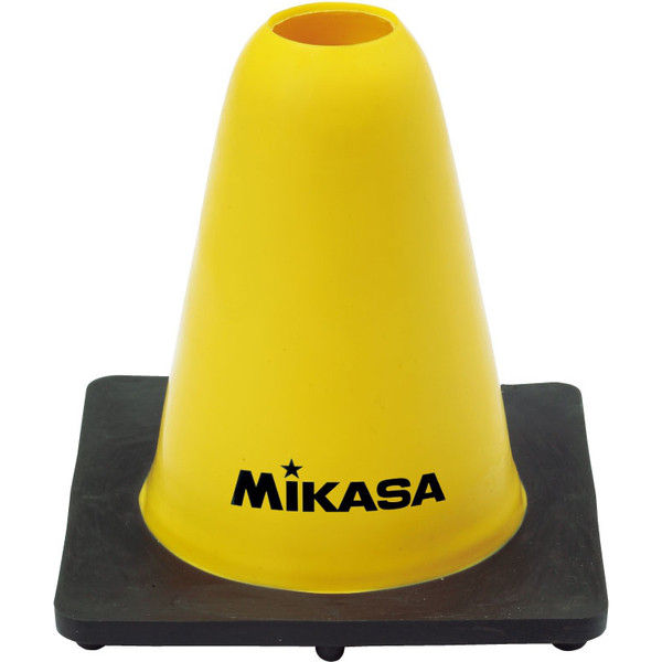 ミカサ】 マーカーコーン 黄 5個セット（ 高さ15cm・柔らかいゴムを使用） CO15-Y 5個（直送品）