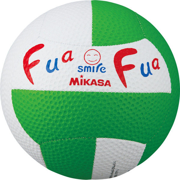 ミカサ】 ふあふあドッジボール 2号球 2個セット 白/緑 （ビート板などに用いられる素材・重量約150g・直径約20cm） FFD2-WG（直送品）