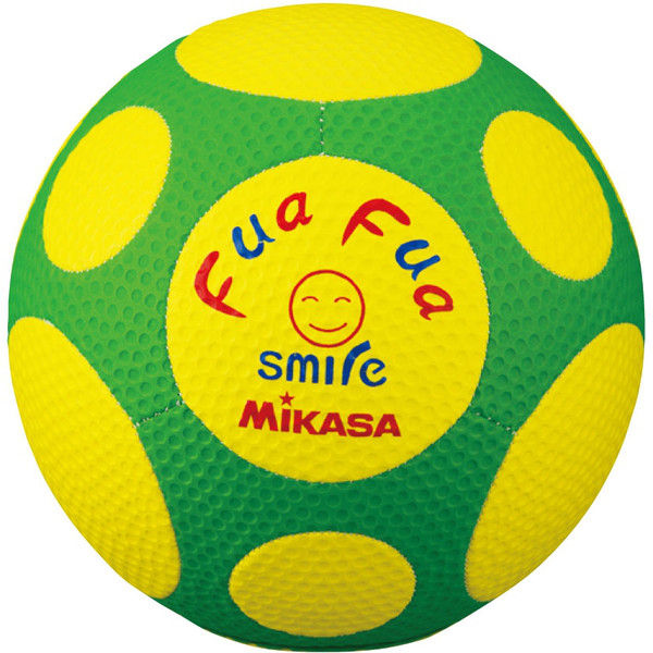 ミカサ】 ふあふあサッカーボール 4号球 2個セット黄/緑 （ビート板などに使われている素材・重量約150g・直径約20cm） FFF4-YG（直送品）