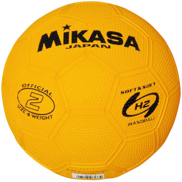 ミカサ】 スポーツテスト用ゴムハンドボール2号 黄 HR2-Y 2個（直送品）