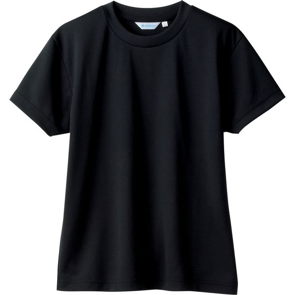住商モンブラン Tシャツ 兼用 半袖 袖ネット付 黒 3L 2-512 1枚