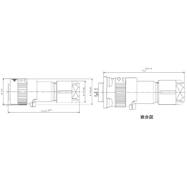 日本航空電子工業 プラグ JN1DS10SL1 1セット（4個）（直送品）