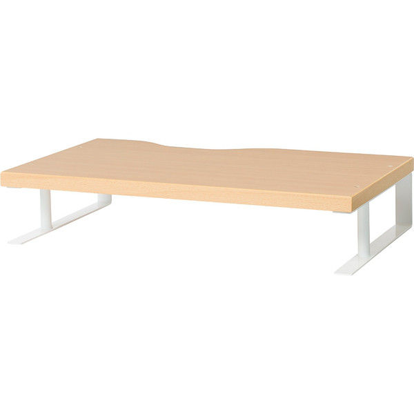 Garage トップラック CC 机上棚 デスクラック 机上ラック 卓上棚 幅435×奥行250×高さ85mm 木目 1台（直送品）