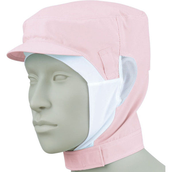 住商モンブラン MONTBLANC（モンブラン） ショート頭巾帽子 兼用 エコ ピンク M 9-1029 1枚（直送品）
