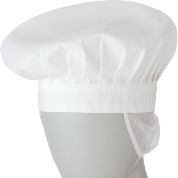 住商モンブラン MONTBLANC（モンブラン） コックベレー帽たれ付 兼用 白 フリー 9-915 1枚（直送品）