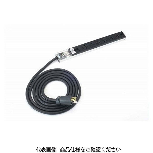 TERADA コンパクトタイプ L5-20P付 20A 125V 6口 3m R6010-3M 1個（直送品）