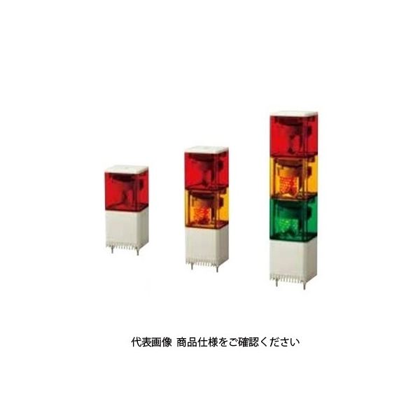 パトライト LED小型積層回転灯 KESー202ーYR KES-202-YR 1台（直送品）