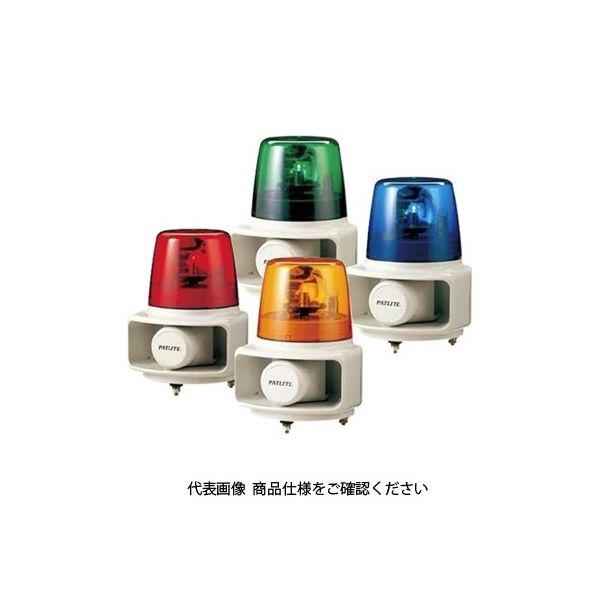 パトライト ホーンスピーカ一体型回転灯付電子音報知器 RTー100CーB 1台（直送品）