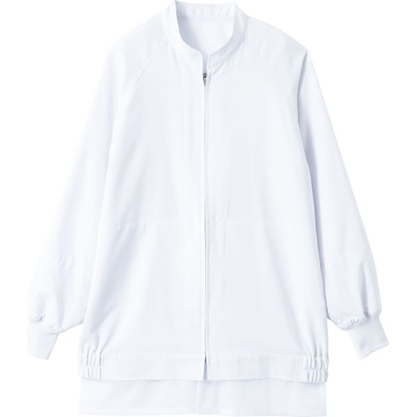 男女兼用長袖ジャンパー 6L ホワイト AQ-495-A9-6L サーヴォ（旧サンペックスイスト）（直送品）