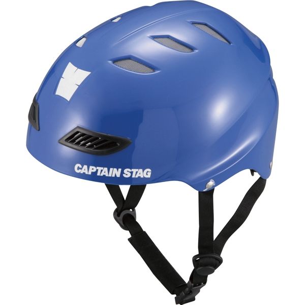 パール金属 キャプテンスタッグ CS スポーツヘルメットEX ブルー US-3204（直送品）
