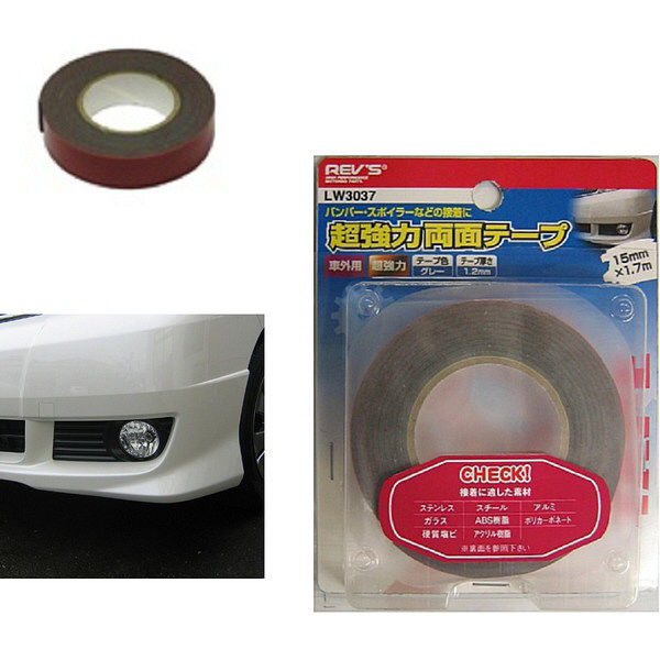 【自動車用品】フジックス 超強力両面テープ巻 LW3037（取寄品）