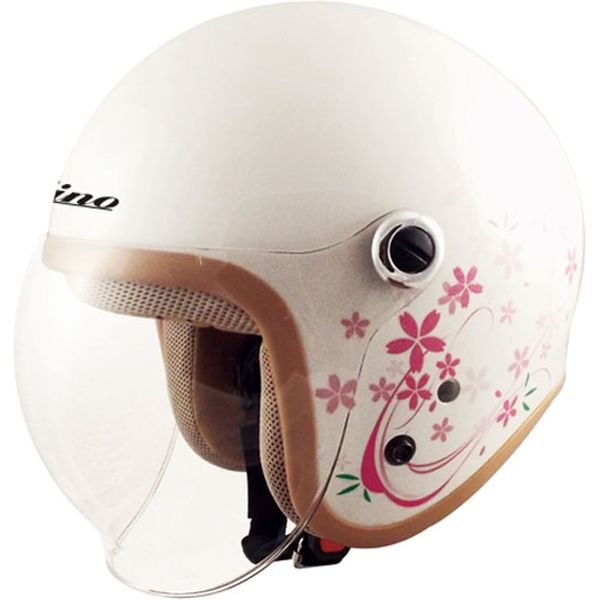 TNK工業 GS-6 ヘルメット サクラ ホワイト LADY'S FREE（57-58cm未満） 511998（直送品）