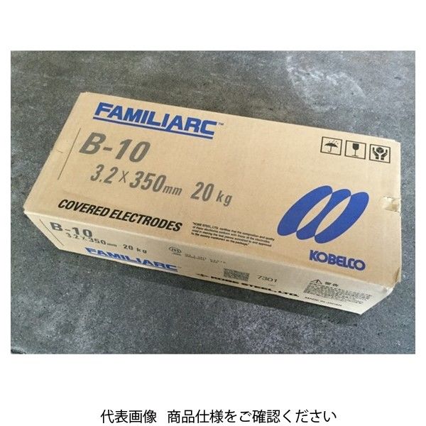神戸製鋼所 被覆棒 軟鋼用 Bー10 3.2×350mm B10-3.2 1セット(20kg)（直送品）