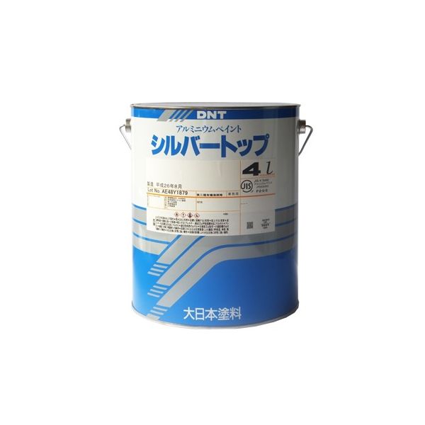 大日本塗料 シルバートップ 4L シルバー 1212 1缶（直送品）