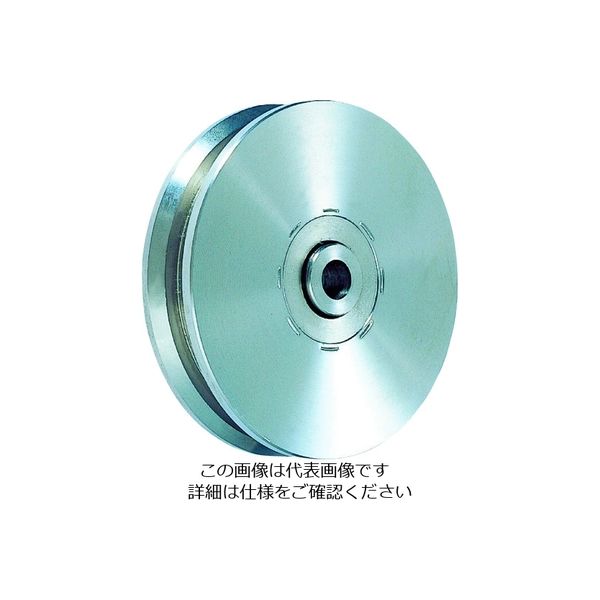 MARUKI HARDWARE CORPORATION マルコン オールステンレス枠無重量車 200mm V型 S-3100-200 1個（直送品）