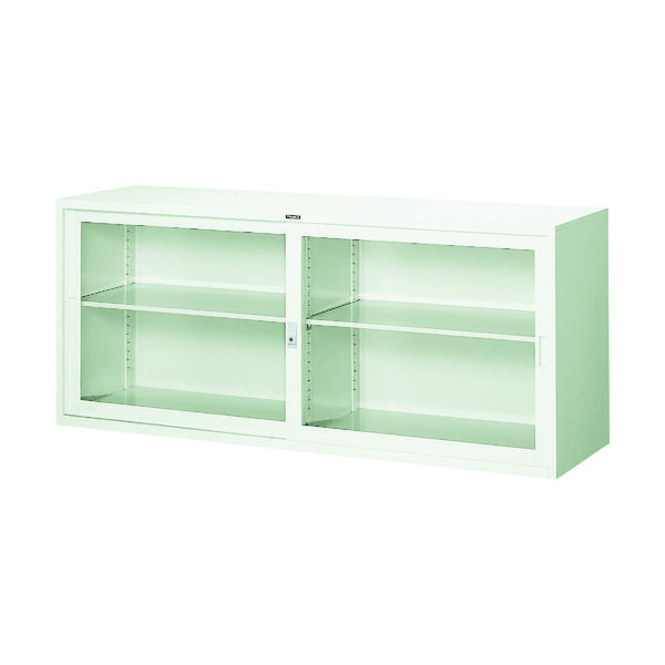 トラスコ中山 TRUSCO スタンダード書庫(A3横長 A4縦長)ガラス引違W1760XH750 FJG52-G7W 1台 520-6880（直送品）