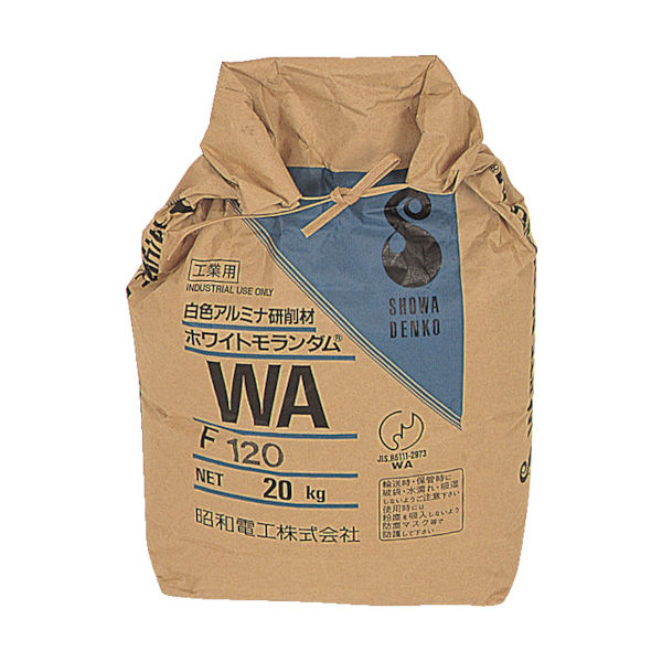 ニッチュー エアーブラストマシン用研削材 ホワイトアルミナ(20KG入) WAF80 1袋(1個) 464-0811（直送品）