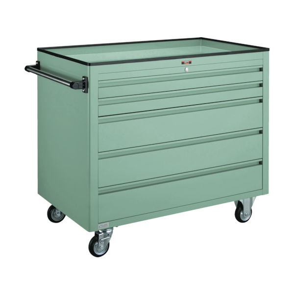 トラスコ中山 TRUSCO BM3型キャビネットワゴン 1000X600XH880 浅2深3 BM3-S2L3 1台 501-4492（直送品）