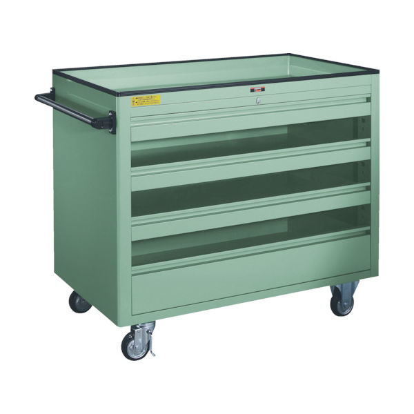 トラスコ中山 TRUSCO BM3型キャビネットワゴン 1000X600XH880 浅3深1 BM3-S3L1 1台 289-0097（直送品）