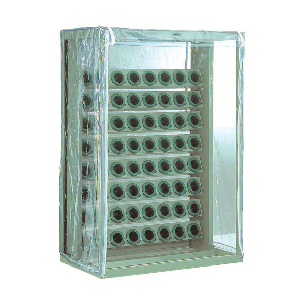 トラスコ中山 TRUSCO ツーリングラック 帯電防止カバー付 BT・NT50用 64個収納 VTL-88B 1台(1個) 266-1471（直送品）