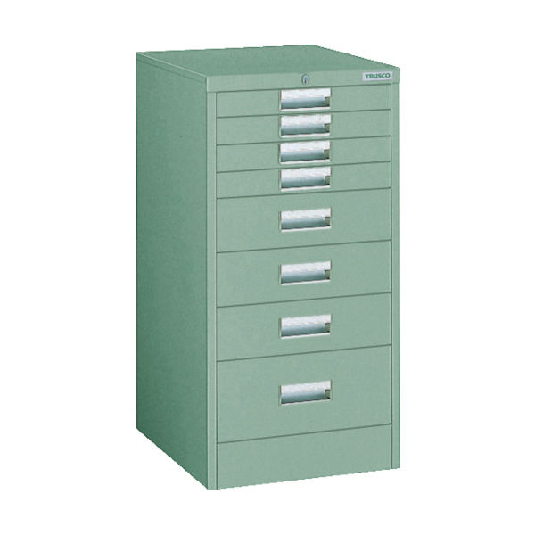 トラスコ中山 TRUSCO WVR型キャビネット 450X500XH880 引出8段 WVR-C8 1台(1個) 500-8379（直送品）