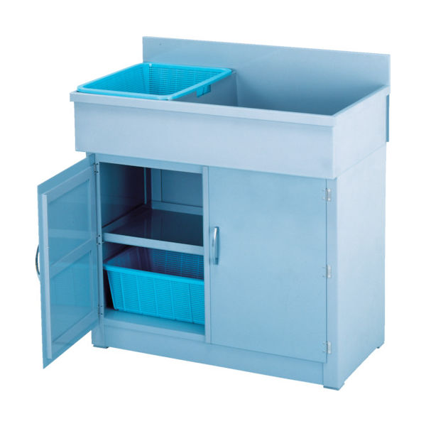 新光化成 新光 塩ビ流し台 (2槽シンク) SN-90W 1台 460-0045（直送品）