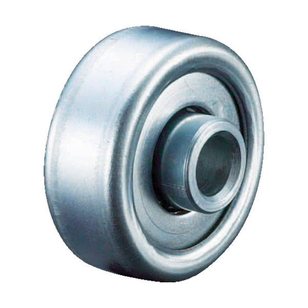 トラスコ中山 TRUSCO スチールホイール Φ25.4X9 プレスベアリング V2509P-N 1個 461-1870（直送品）