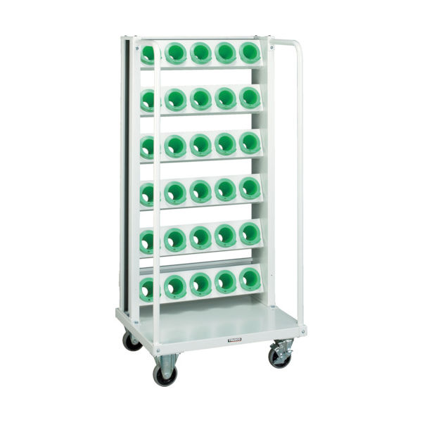 トラスコ中山 TRUSCO ツーリングワゴン BT・NT50兼用 30個収納 ロック付 ホワイト色 VTLW-65-AW 1台（直送品）