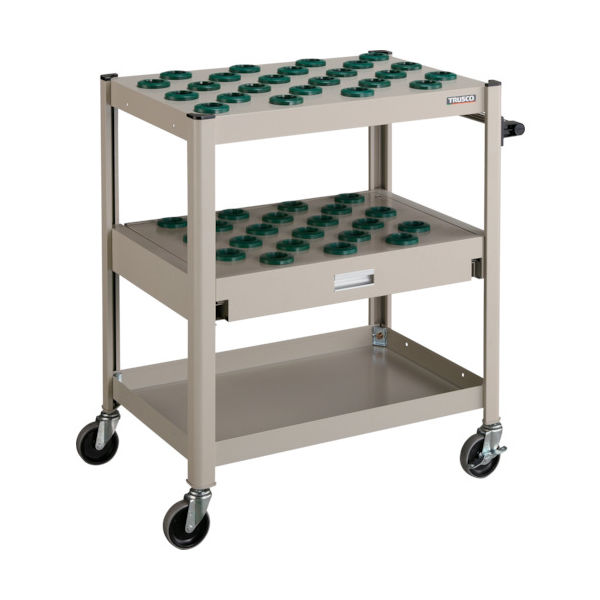 トラスコ中山 TRUSCO TCW型ツーリングワゴン 40X45個スライド棚型 NN ネオグレー TCW-T402CA NG 1台（直送品）