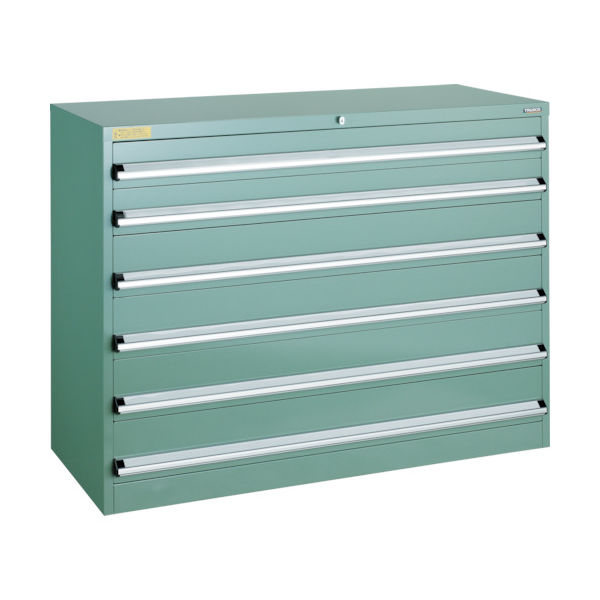 トラスコ中山 TRUSCO VE13S型キャビネット 1300X550XH1000 引出6段 VE13S-1007 1台(1個)（直送品）