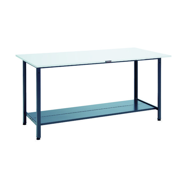 TRUSCO 軽荷重立作業台(300kg)HAE型 1800X900XH900 下棚2枚付 ダークグレー色 HRAE-1809LT2 DG（直送品）