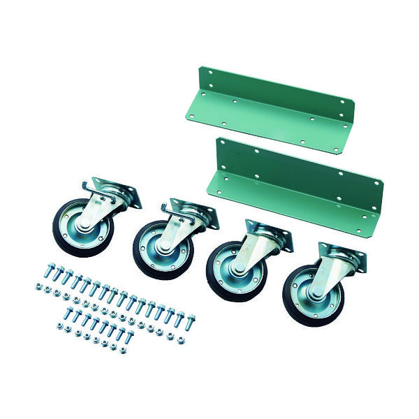 中量ボルト式棚 R3型 用キャスターユニット ゴムキャスター