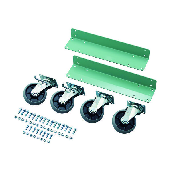 トラスコ中山 TRUSCO R3型用キャスターベースセット D600 Φ150ウレタンキャスター R3-CB600-U150 1セット（直送品）