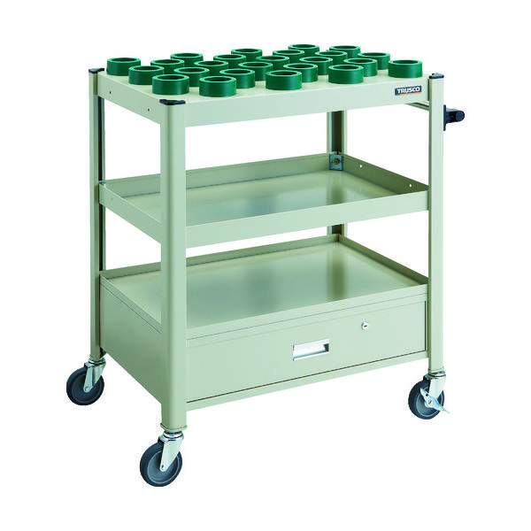 TRUSCO TCW型ツーリングワゴン HSK63A BT40 NT40 24個 引出し付 NG色 TCW-TE02DA-NG 1台（直送品）