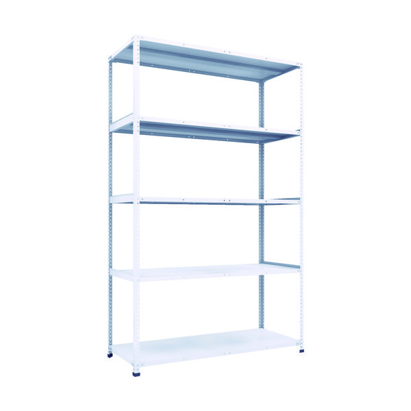 軽中量棚 TLA型 （開放型・150kgタイプ、高さ2400mm） 棚段数5段