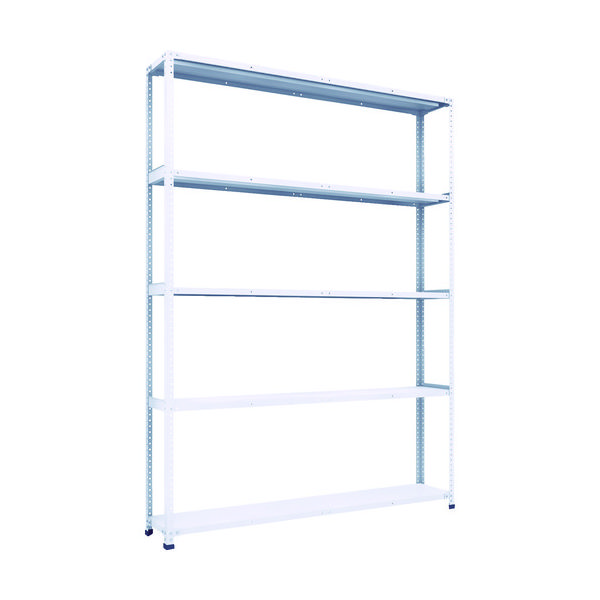 トラスコ中山 TRUSCO 軽量150型中棚ボルトレス棚 W1800XD300XH2400 5段 TLA86K-15 1台(1個)（直送品）