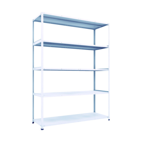 トラスコ中山 TRUSCO 軽量150型中棚ボルトレス棚 W1800XD600XH2400 5段 TLA86L-15 1台(1個)（直送品）