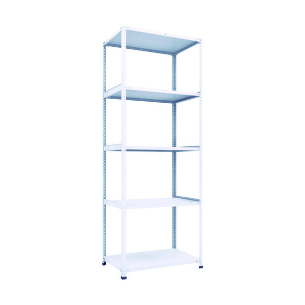 トラスコ中山 TRUSCO 軽量150型中棚ボルトレス棚 W900XD600XH2400 5段 TLA83L-15 1台(1個)（直送品）